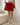 Elastic Waist Shorts - Red
