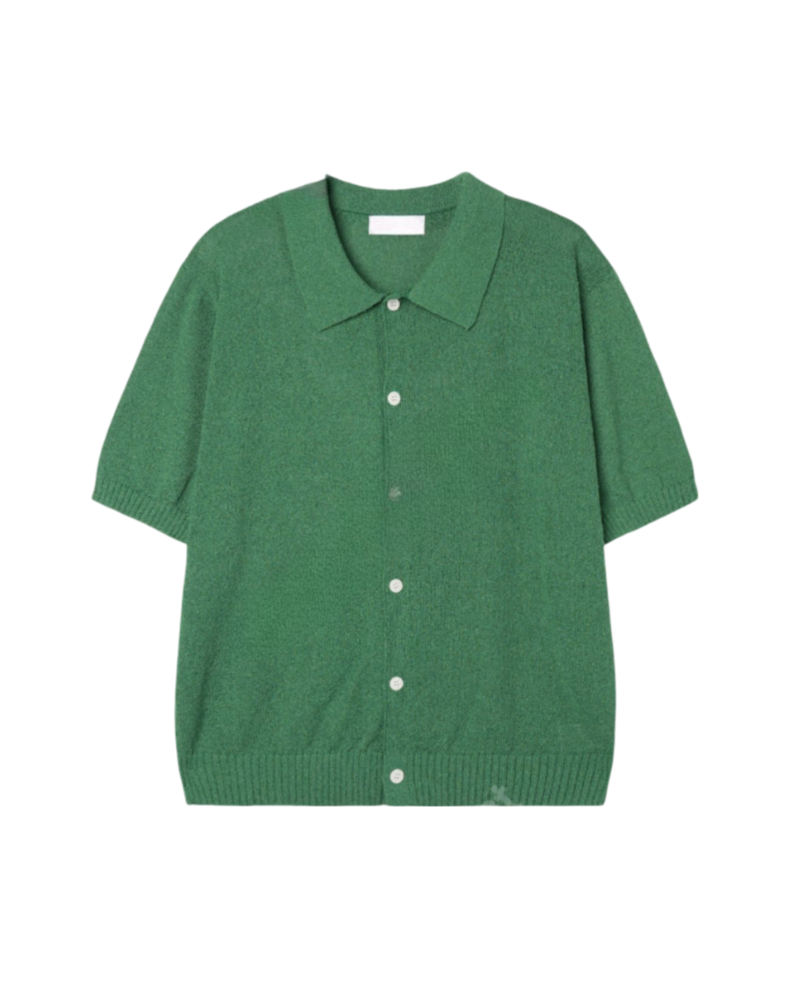 Boucle Shortsleeve Cardigan - Green