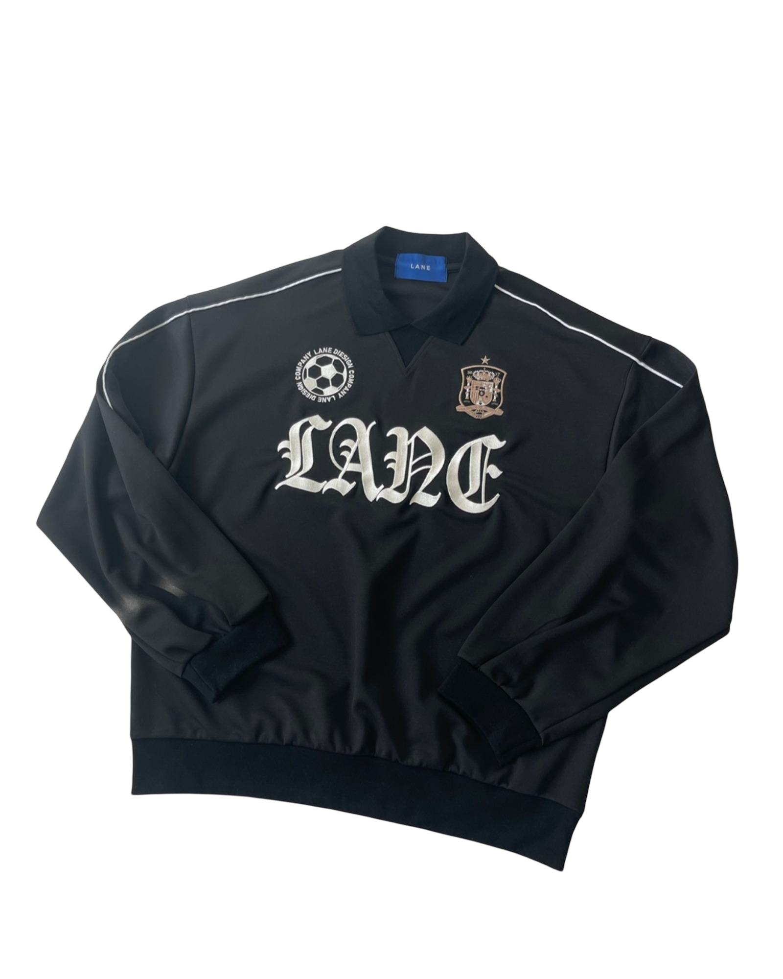 Lane Soccer Jersey  - Black