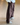 Side Snap Parachute Pants - Brown